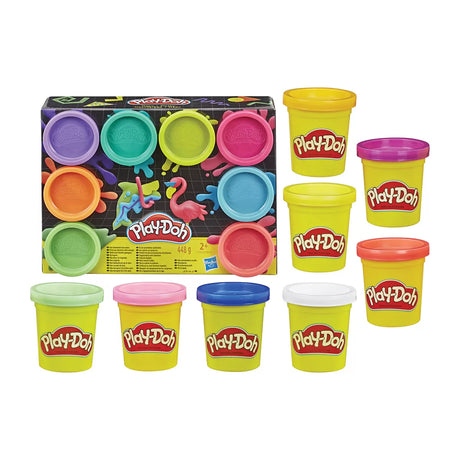Play-Doh Neon 8 Pack (Assorted Colours)