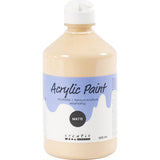 Acrylic Paint 500ml Matt - Light Beige