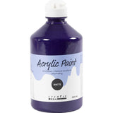 Acrylic Paint 500ml - Matt Violet
