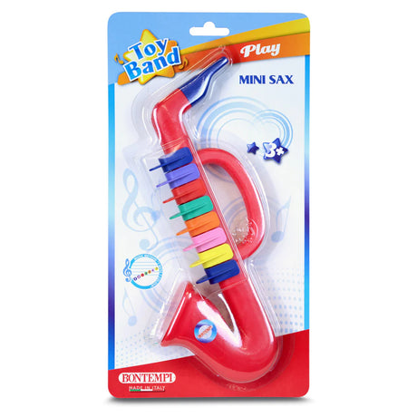 Saxophone with 8 coloured keys/notes
