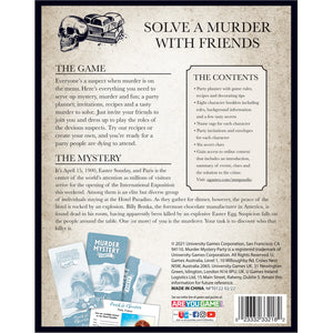 Murder Mystery Party Game - Death by Chocolate