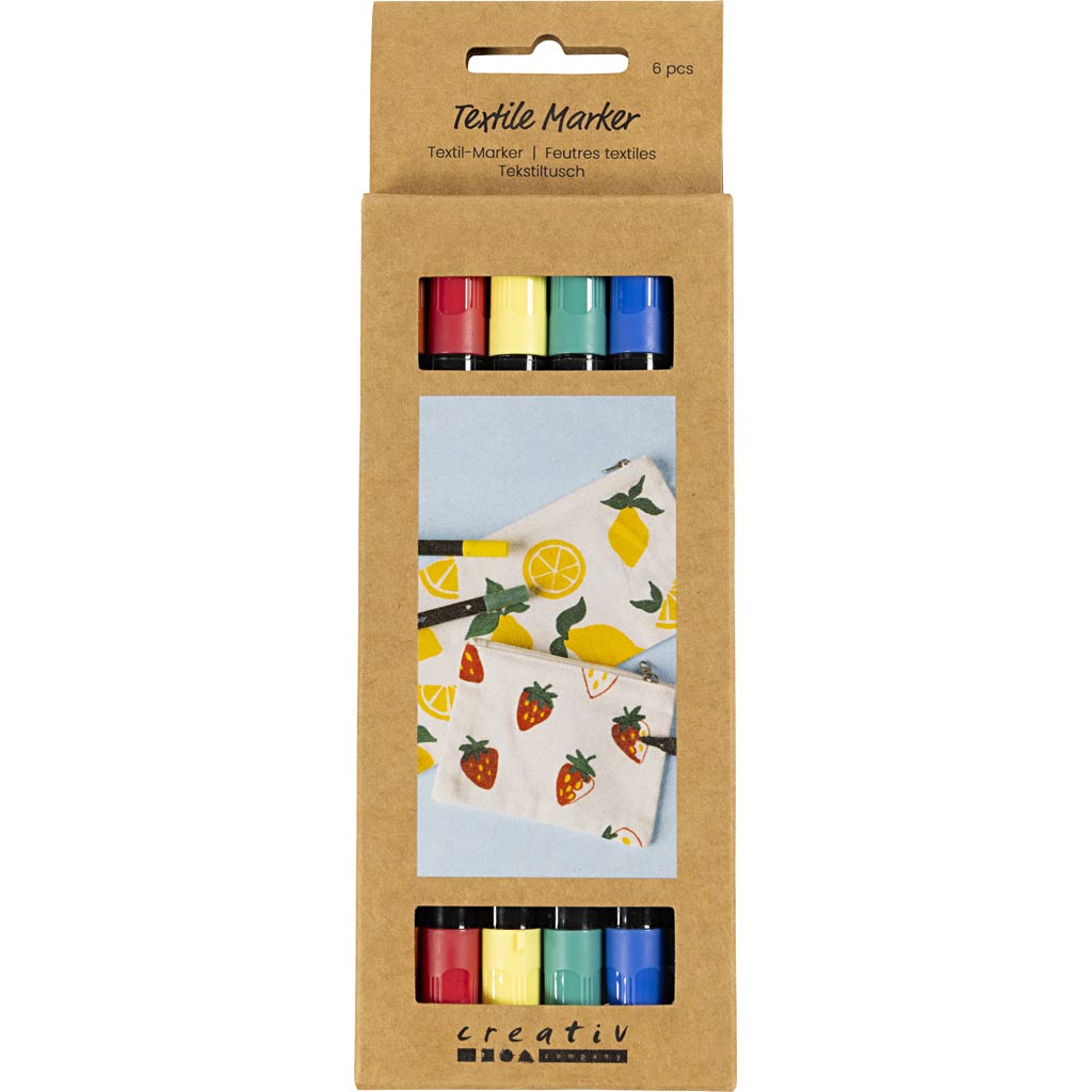 Textile Markers (6 Pack)