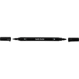 Textile Markers Line 2.3+3.6mm - Black (6 Pieces)