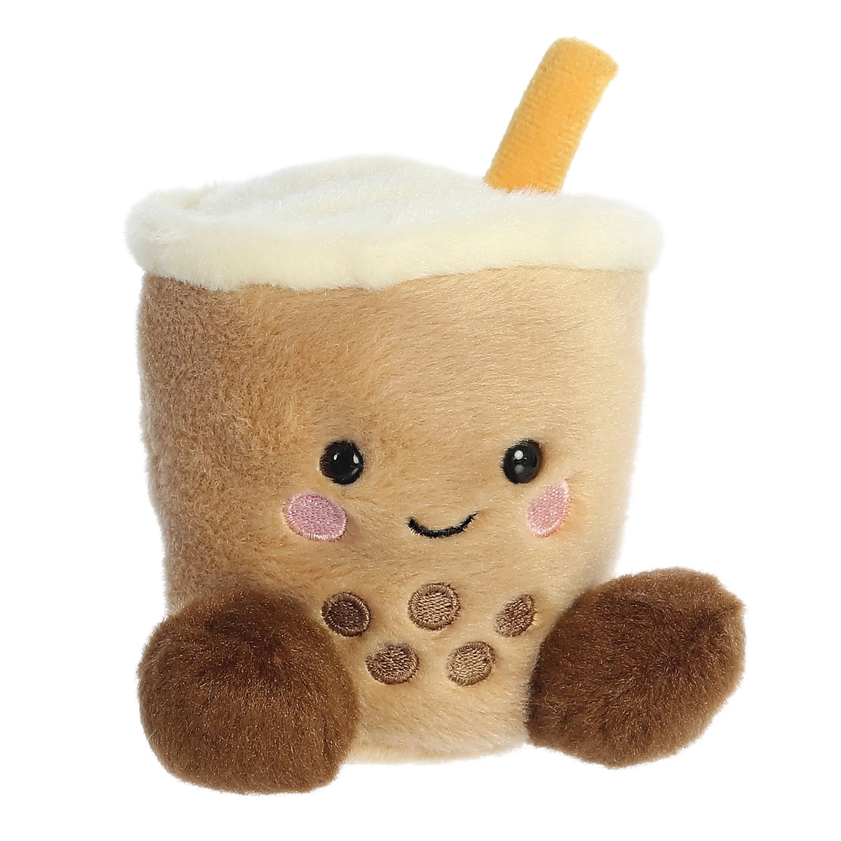 Palm Pals Milky Tea Boba 5 Inch Plush Toy