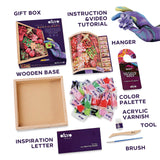 OKTO Wood & Craft DIY Kit - Succulents: Passion