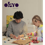 OKTO Wood & Sensory Art DIY Kit - Succulents: Passion