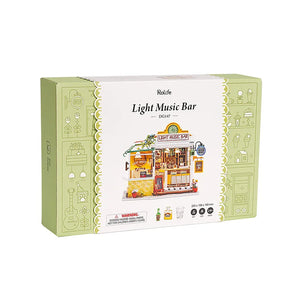 Rolife Light Music Bar DIY Miniature House DG147