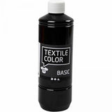 Textile Color Paint, 500 ml, black
