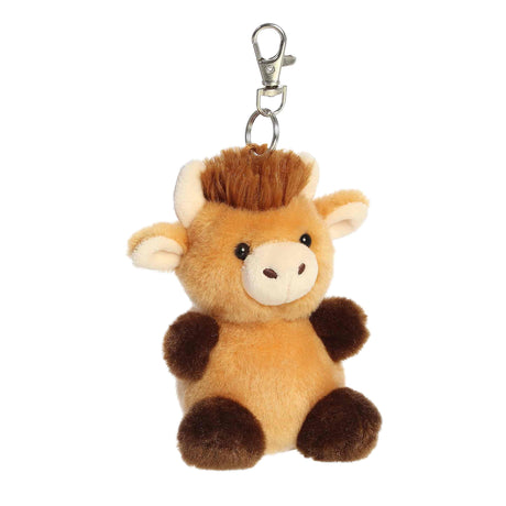 Palm Pals Clip-On 4 Inch - Hubert Highland Cow
