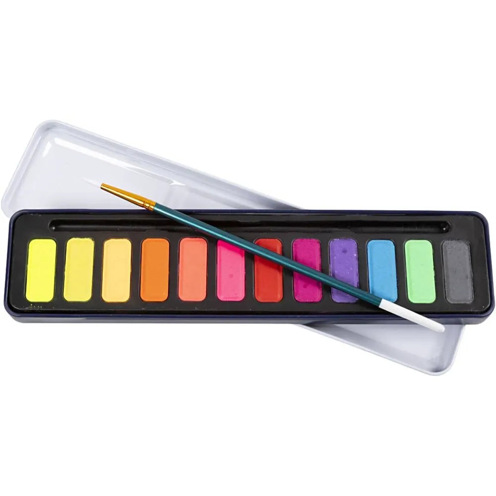 Watercolour Kit - Pastel Colours (12 Pack)
