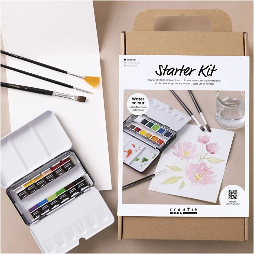 Starter Craft Kit Watercolour Paint