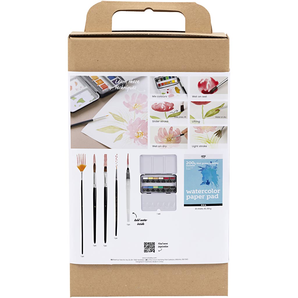 Starter Craft Kit Watercolours