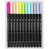 Watercolour Marker - Pastel Colours 2+4-8 mm (12 Pack)