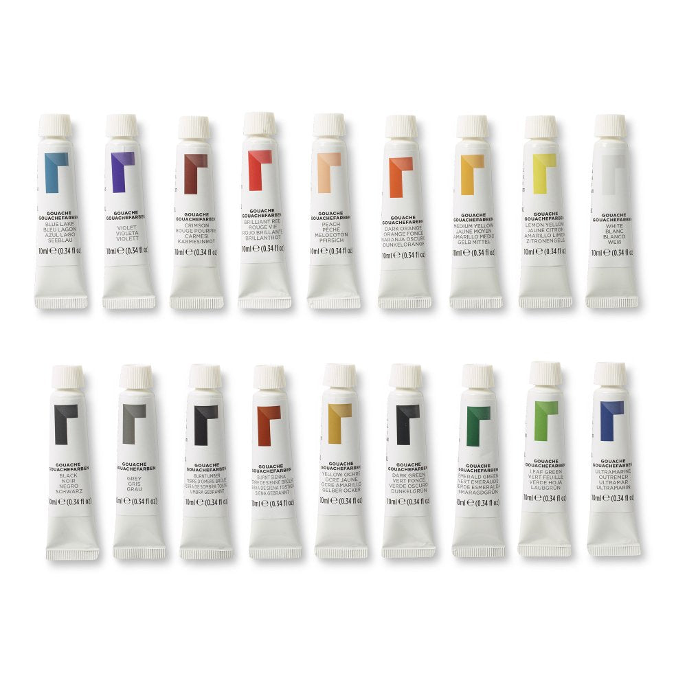 Reeves Gouache Colours Set (18x12ml)