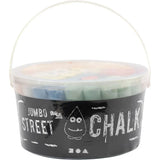 Sidewalk Chalk Assorted Colours (50 Pieces)