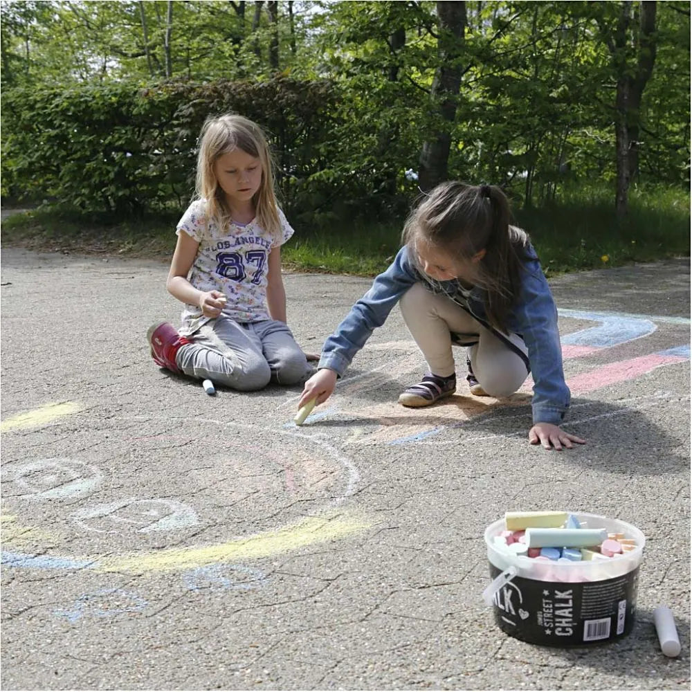 Sidewalk Chalk Assorted Colours (50 Pieces)