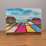 OKTO 3D Clay Painting Creative - Flower Beds In Holland