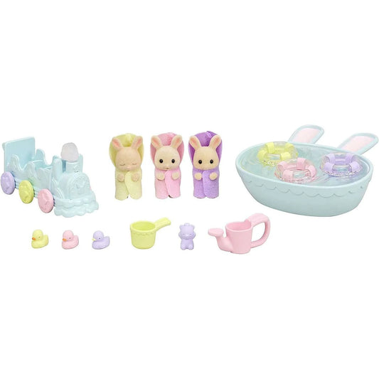 Sylvanian Families Triplets Baby Bathtime Set