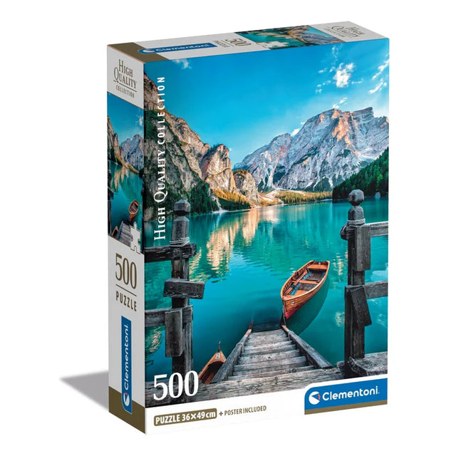 500 Pieces Jigsaw Puzzle - Braies Lake