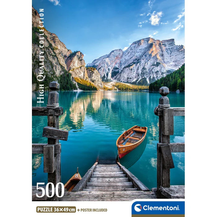 500 Pieces Jigsaw Puzzle - Braies Lake