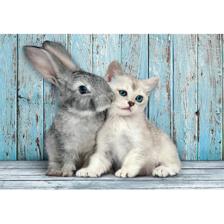 500 Piece Jigsaw Puzzle - Cat & Bunny