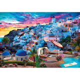 Compact 500 Pieces Jigsaw Puzzle - Greece View