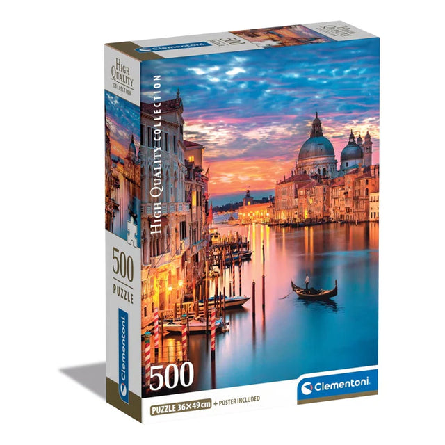 Compact 500 Pieces Jigsaw Puzzle - Lighting Venice