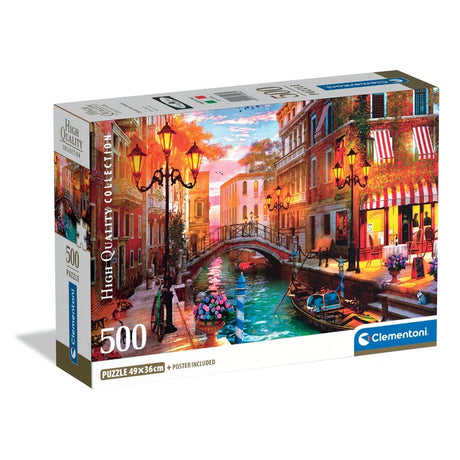 500 Piece Jigsaw Puzzle - Sunset Over Venice