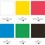 Gouache Paint - Standard Colours (6x20ml)