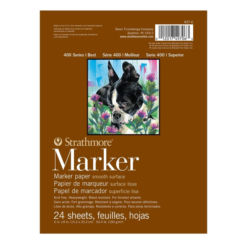Strathmore 400 Marker Pad 11x14 190g (24 Sheets)