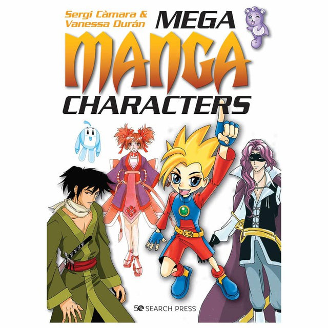 Mega Manga Characters Book