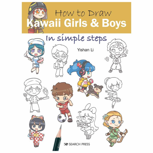 How to Draw: Kawaii Girls & Boys Book