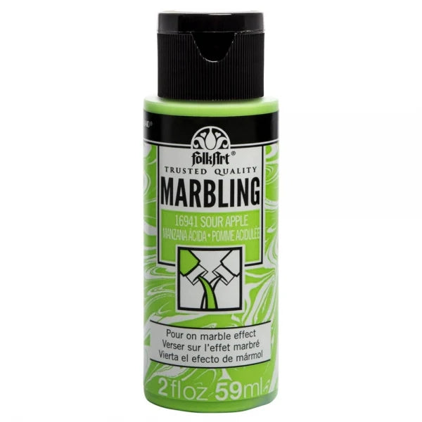 FolkArt Marbling Paint 59ml - Sour Apple