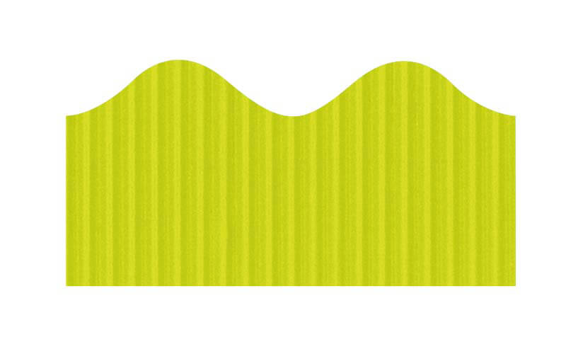 Bordette Scalloped - Lime 57mm x 15m
