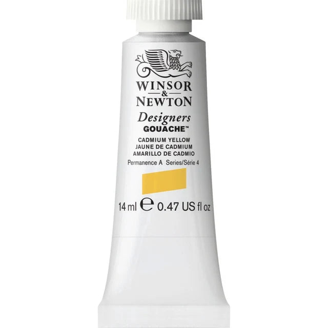 Winsor & Newton Designer's Gouache 14ml - Cadmium Yellow
