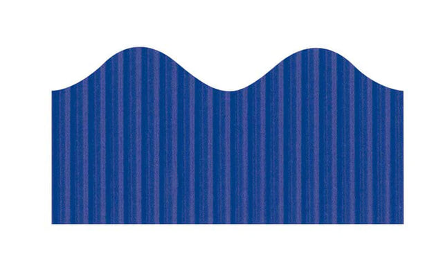 Bordette Scalloped - Royal Blue 57mm x 15m