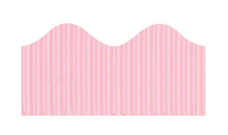 Bordette Scalloped - Pink 57mm x 15m