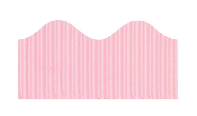 Bordette Scalloped - Pink 57mm x 15m