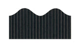 Bordette Scalloped - Black 57mm x 15m