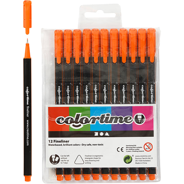 Colortime Fineliner Markers