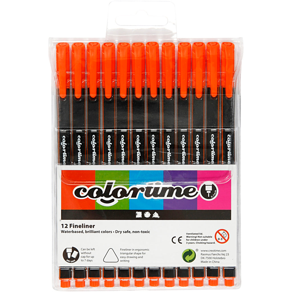 Colortime Fineliner Markers