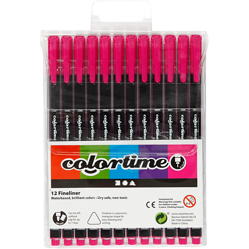 Colortime Fineliner Markers