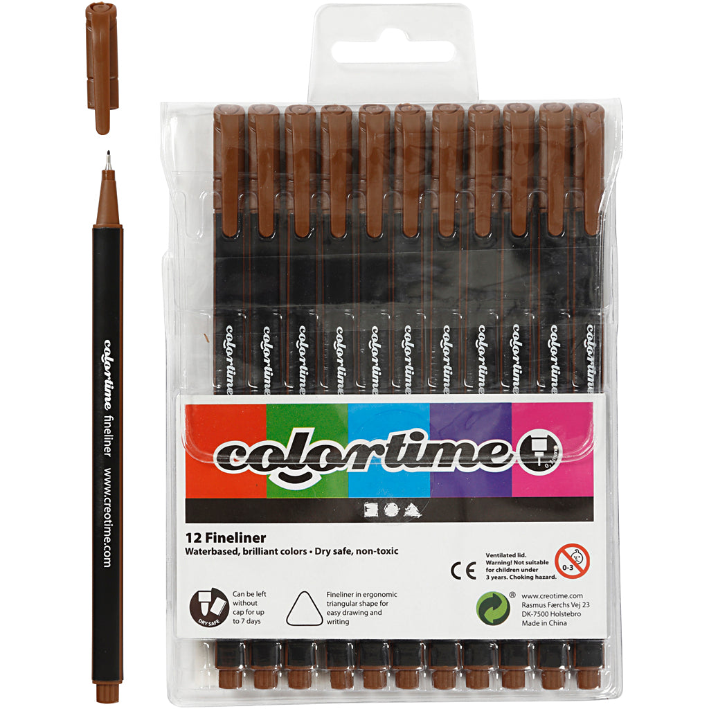 Colortime Fineliner Markers