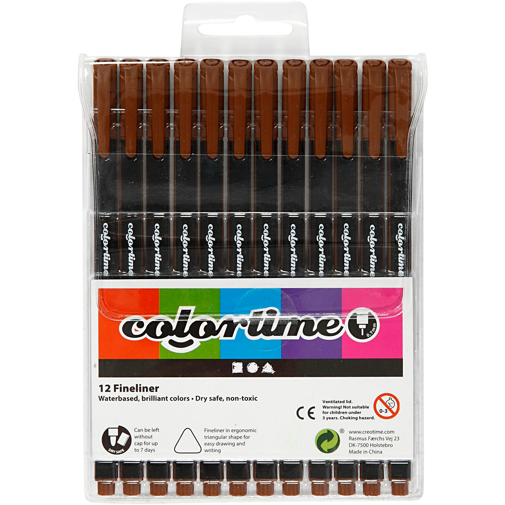 Colortime Fineliner Markers