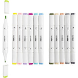 Illustration Markers - Pastel Colours 1+8mm (12 Pack)
