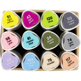 Illustration Markers - Pastel Colours 1+8mm (12 Pack)