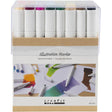Illustration Markers - Standard Colours 1+8mm (48 Pack)