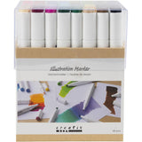 Illustration Markers - Standard Colours 1+8mm (48 Pack)