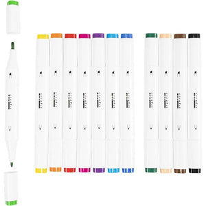 Illustration Markers Standard Colours - 12 Piece Set