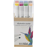 Illustration Markers Standard Colours - 12 Piece Set